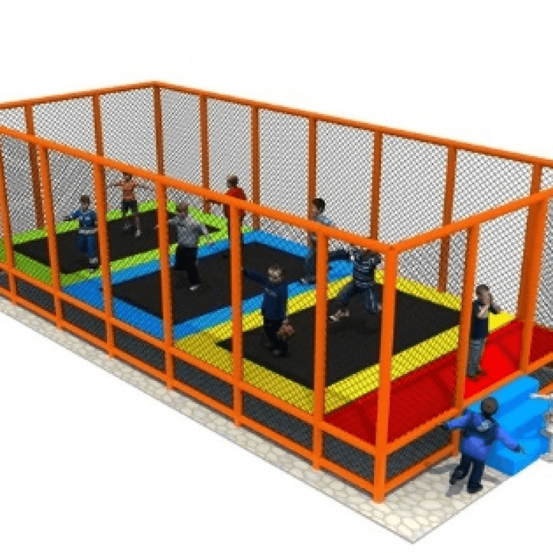 Trampoline 3 tapis